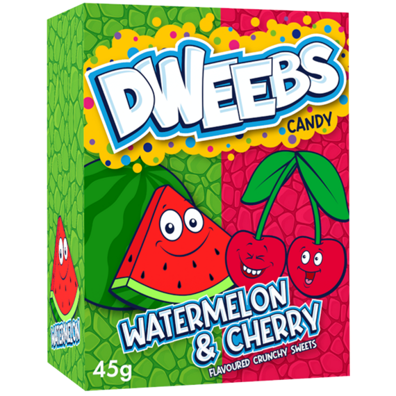 Dweebs watermelon and cherry candy 45 g