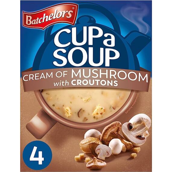 Batchelors instant cream of mushroom soup with croutons 99 g