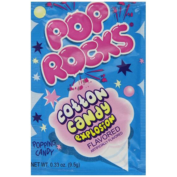 Pop Rocks bursting candies with cotton candy flavor 9.5 g