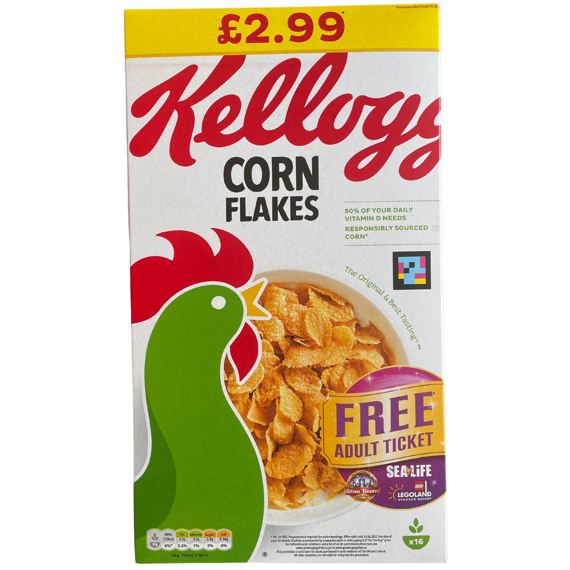 Kellogg's Corn Flakes kukuřičné cereálie 500 g PM