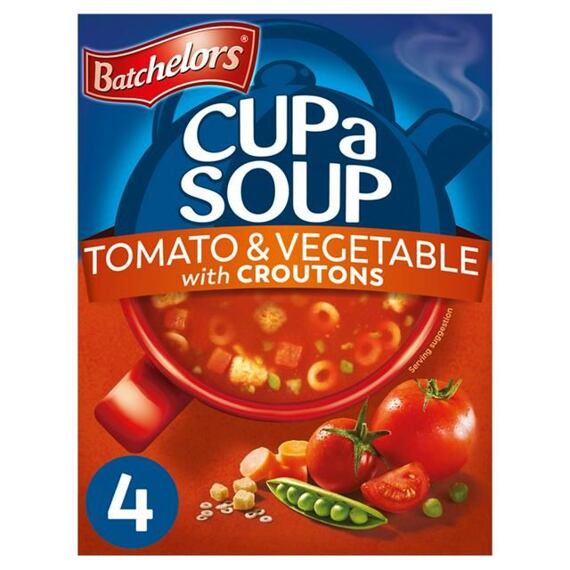 Batchelors instant tomato soup with pieces of vegetables 104 g