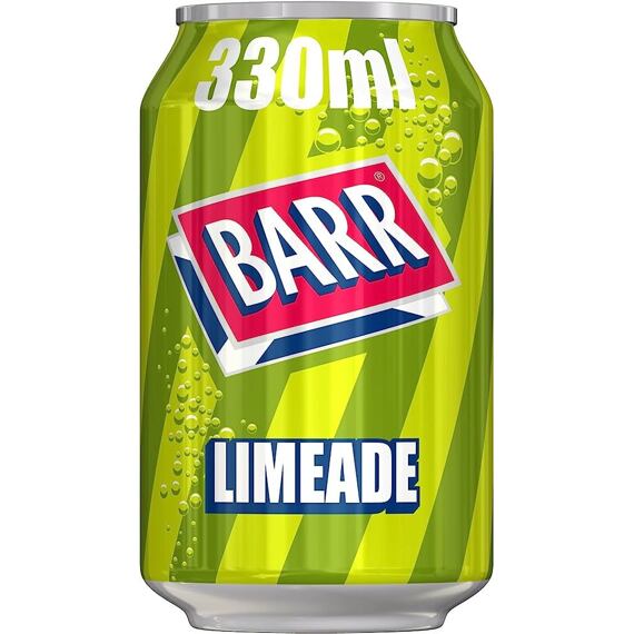 Barr sycený nápoj s příchutí citronové limonády 330 ml