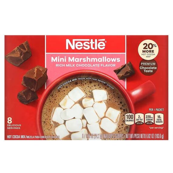 Nestlé hot cocoa mix with mini marshmallows 121.2 g