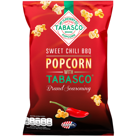 Tabasco BBQ popcorn 90 g