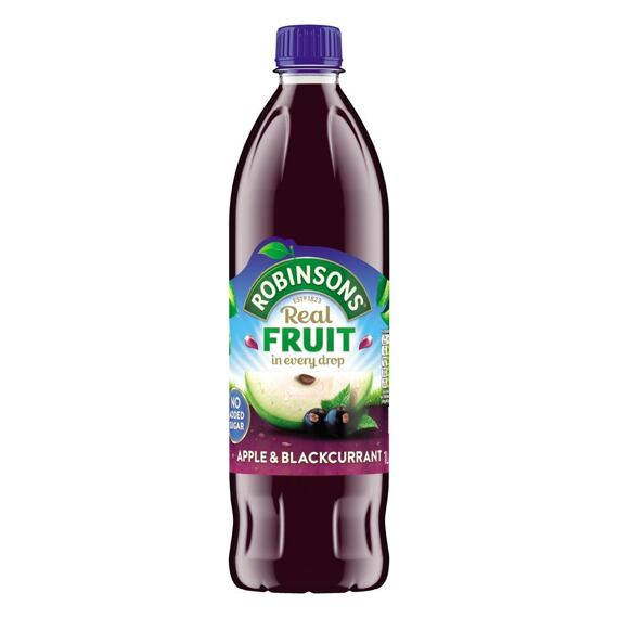 Robinsons currant and apple syrup without sugar 1 l