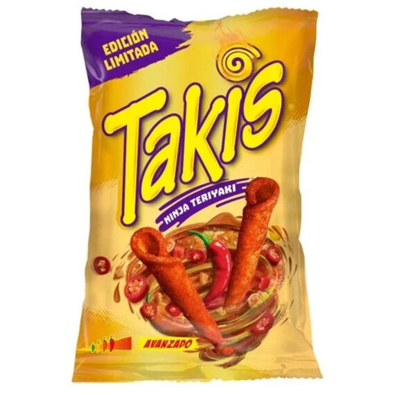 Takis Ninja teriyaki corn chips 90 g