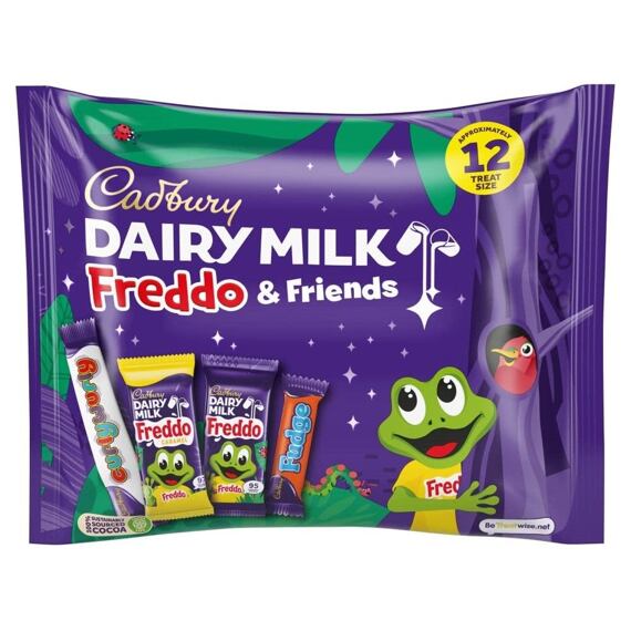 Cadbury Freddo & Friends výběr čokoládových tyčinek 191 g