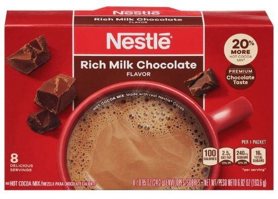 Nestlé instant hot chocolate 193.6 g