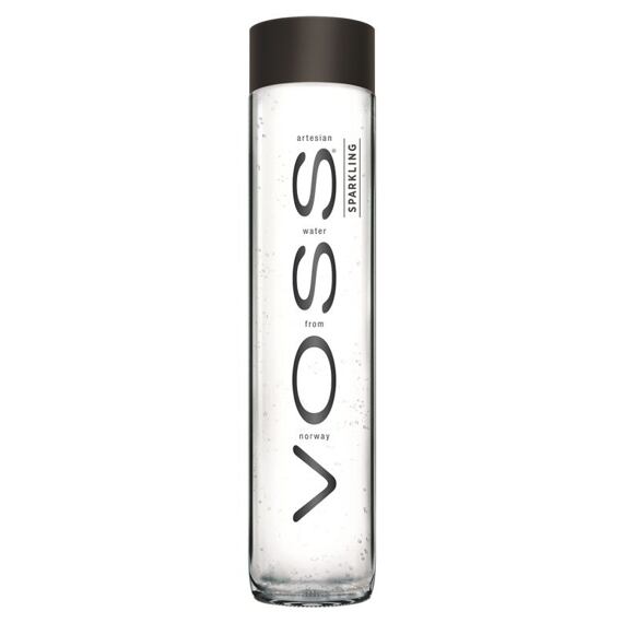 VOSS sparkling glass bottle 800 ml