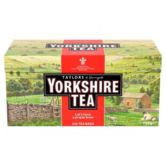 Yorkshire Tea černý čaj 240 ks 750 g