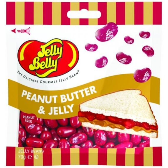 Jelly Belly žvýkací fazolky s příchutí arašídového másla & jelly sendviče 70 g