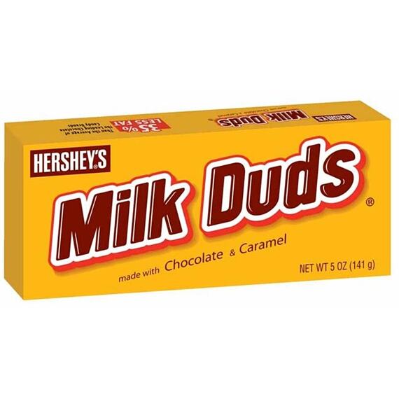 Milk Duds bonbony z karamelu s náplní z mléčné čokolády 141 g