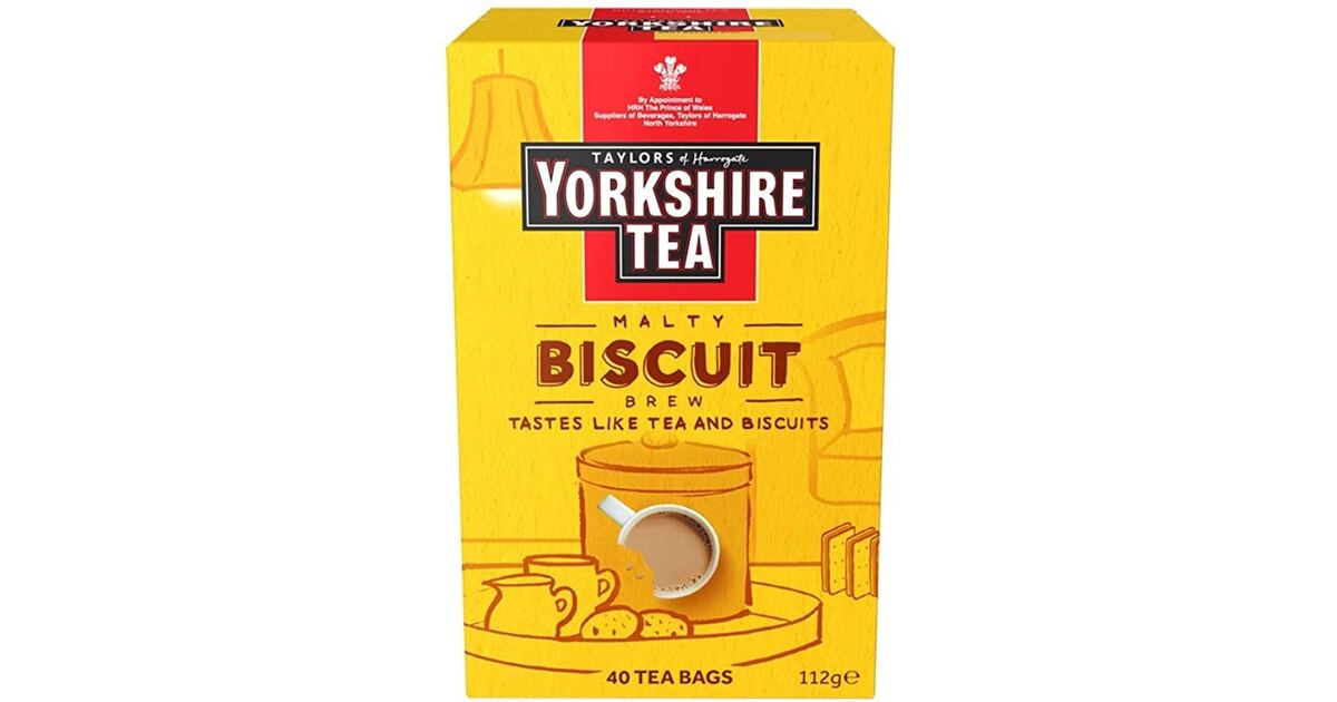 Yorkshire Tea Malty Biscuit Brew Black Tea 40 ks 112 g Candystore.cz