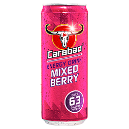 Carabao energetický nápoj s příchutí bobulového ovoce 330 ml