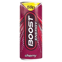 Boost Energy cherry energy drink 250 ml PM 