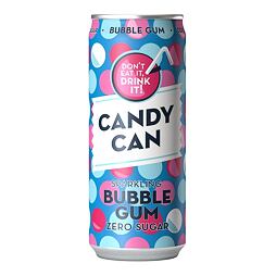 Candy Can Bubblegum sugar free sparkling soda 330 ml