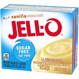 Jell-O instant vanilla zero sugar pudding 28 g