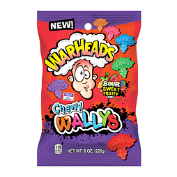 Warheads Chewy Wallys sour gummy candy 224 g