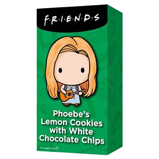 Friends Phoebe cookies s příchutí citronu a s kousky bílé čokolády 150 g