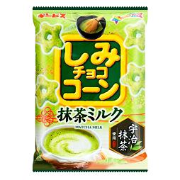 Ginbis Shimi kukuřičný snack s příchutí bílé čokolády a čaje matcha 55 g