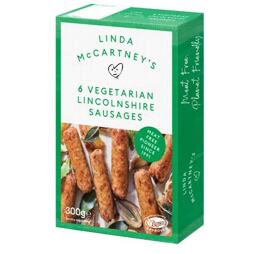 Linda McCartney's vegetariánské Lincolnshirské klobásky z hráškového proteinu 300 g