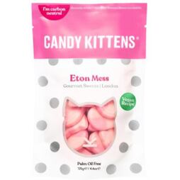 Candy Kittens žvýkací bonbony s příchutí jahody a smetany 125 g