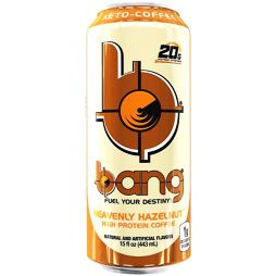 Bang high protein hazelnut coffee drink 473 ml