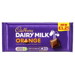 Cadbury milk chocolate with orange oil 95 g PM