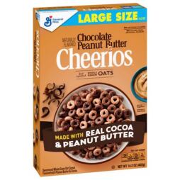 Cheerios chocolate & peanut butter wholegrain oat cereal 402.6 g