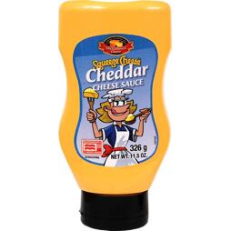 Squeeze Cheese čedarová sýrová omáčka 326 g