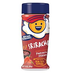 Kernel seasoning mixture for popcorn with the flavor of Sriracha sauce 85 g