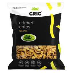 Grig cricket chips with wasabi flavor 70 g