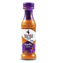 Nando's Peri-Peri medium hot sauce with garlic flavor 125 ml