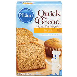 Pillsbury Quick mix for preparing bread and muffins with banana flavor 396 g