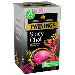 Twinings Spicy Chai černý čaj s příchutí koření 40 ks 100 g