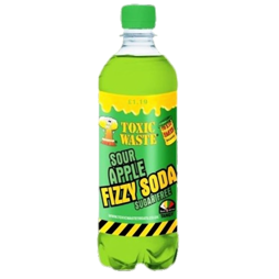 Toxic Waste sugar-free carbonated drink with green apple flavor 500 ml PM