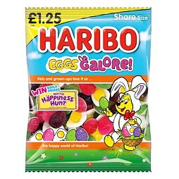 Haribo jelly candies in the shape of Easter eggs with fruit flavors 140 g PM