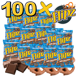 A good load of pretzels in milk chocolate