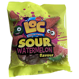 Jouy & Co sour chewing candies with watermelon flavor 80 g