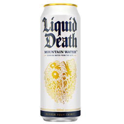 Liquid Death still mountain water 500 ml