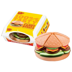 Look o Look gummy candy with fruit flavor in the shape of a burger 130 g