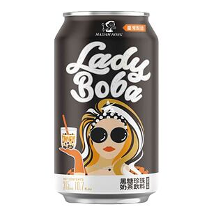 Lady Boba bubble tea with cane sugar 315 ml