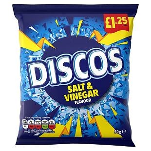 Discos pšeničné lupínky s příchutí soli a octu 70 g PM