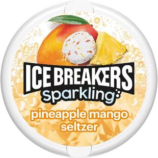 Ice Breakers šumivé bonbony s příchutí ananasu a manga 43 g