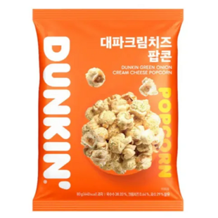 Dunkin popkorn s příchutí jarní cibulky a smetanového sýru 80 g