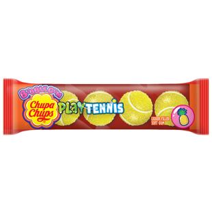 Chupa Chups žvýkačky s ananasovou příchutí ve tvaru tenisových míčků 18 g