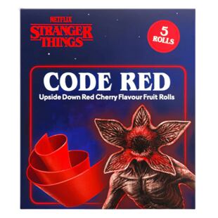 Stranger Things Fruit Roll Up měkké pásky s příchutí červené třešně 60 g