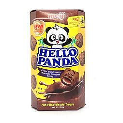 Hello Panda Cocoa Biscuits with Chocolate 50 g