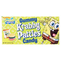 Spongebob Squarepants Krabby Patties Gummy Candy 72 g
