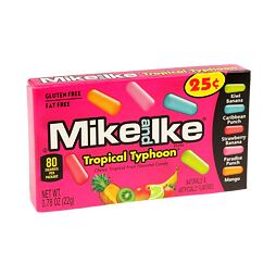 Mike and Ike tropical fruit chewy candy 22 g PM